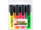 EDDING Textmarker 345 345-E4 4 Farben ass. (4004764971817)