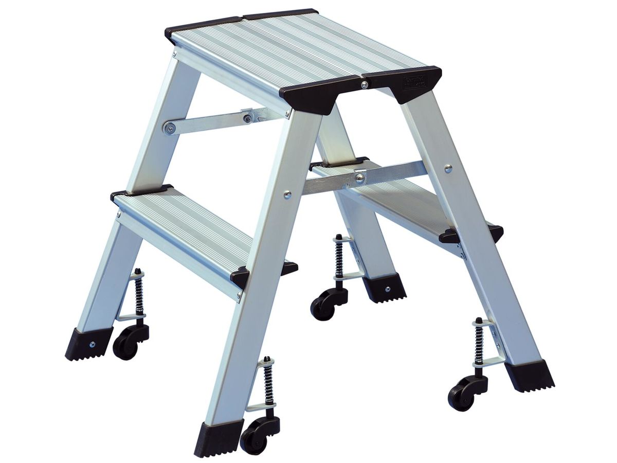 WEDO Trittleiter 53x41x44,5cm 215 1 2 Stufen, bis 150Kg (4003801106410)