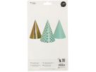 I AM CREATIVE Party Hüte, mint,gold,16cm 6010.981 6 Stück (7611983208548)