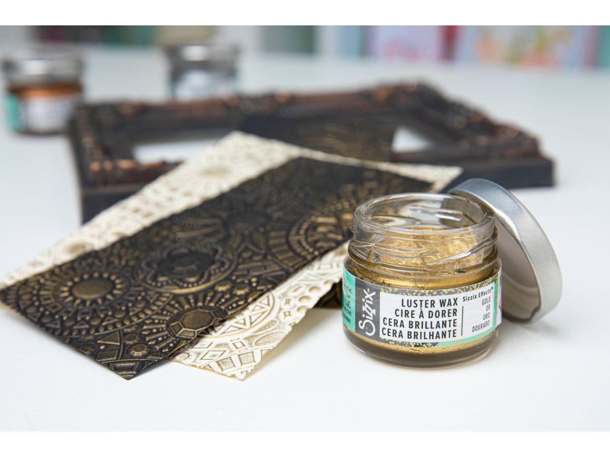 SIZZIX Glanzwachs 664809 Gold 20ml (0630454265108)