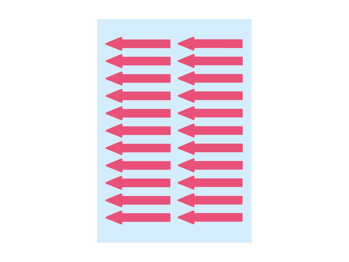 HERMA Index flash 4143 rosso, blister 88 pezzi (4008705041430)