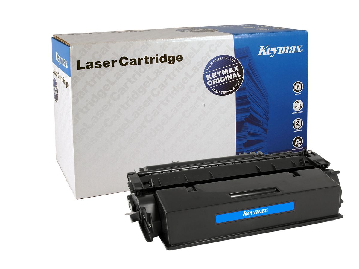KEYMAX RMC-Modulo di toner HY nero Q7553X+KEY per HP LJ P2015 12'000 pagine (4016807085566)