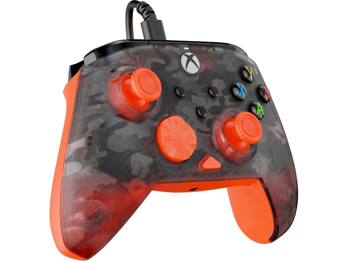 TURTLE BEACH Rematch Core Wired Ctrl. TBC-2001-95 XB, Ghost Camo Black,Orange (0840454400038)