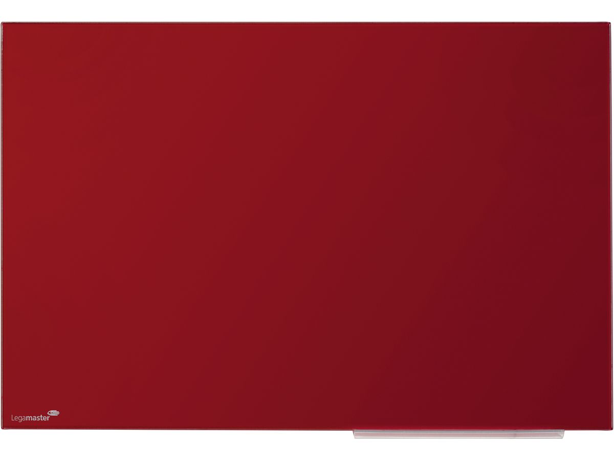 LEGAMASTER Glas-Magnettafel 7-104735 Colour rot, 40x60cm (8713797078900)