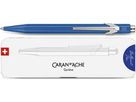 CARAN D'ACHE Kugelschreiber 849 Colormat-X 849.635 blau, Slimpack (7630002351829)