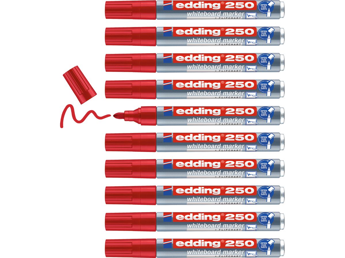 EDDING Boardmarker 250 250-2 rouge (4004764012923)