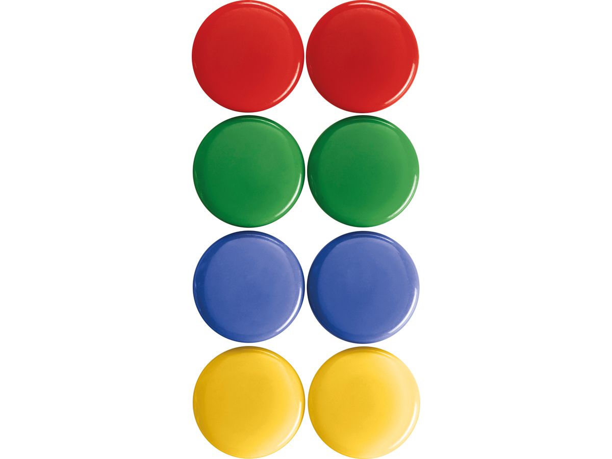 MAGNETOPLAN Signalmagnete 16663 ass. D=30mm 8 Stk. (4013695028361)