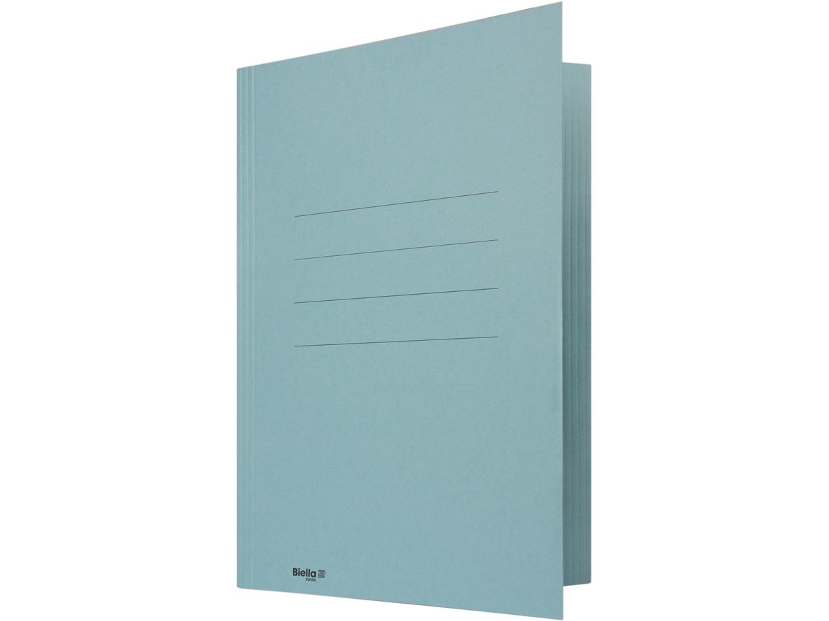 BIELLA Cartella document. Jura Folio 17070005U blu, 3 lembi 200 fg. (7611365206759)