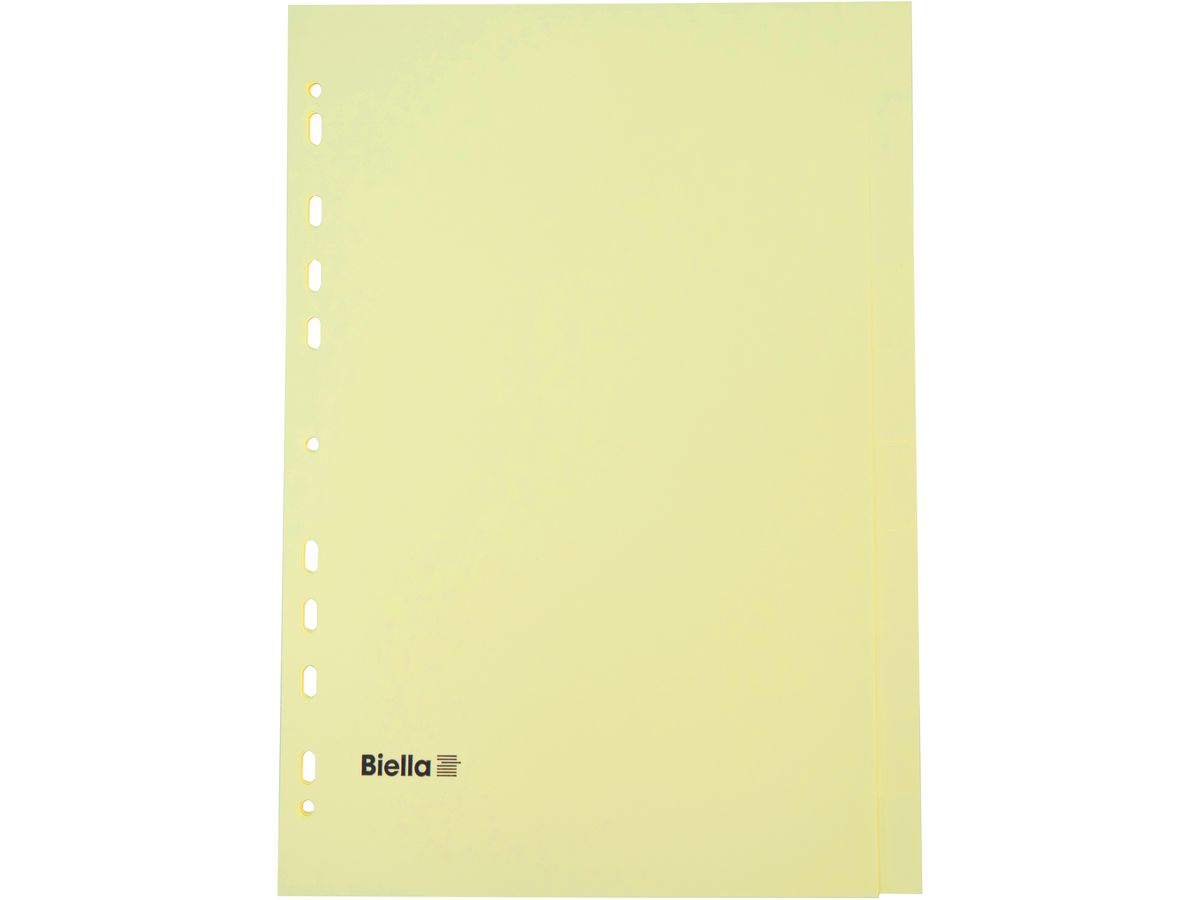 BIELLA Répertoir carton A4 19641000U jaune 10 pcs. (7611365209248)