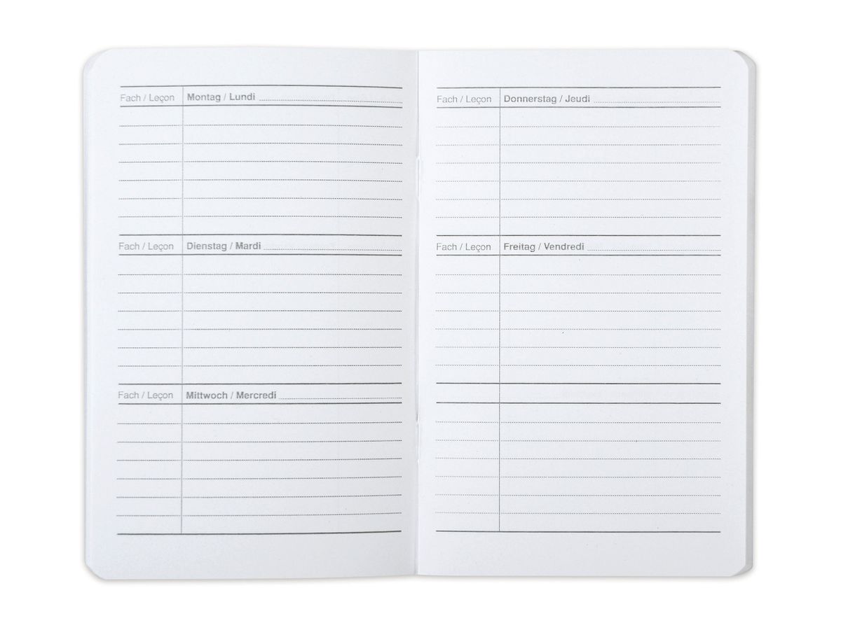 ELCO Cahier 11x17,5cm 73079.39 devoirs bleu (7610425267006)