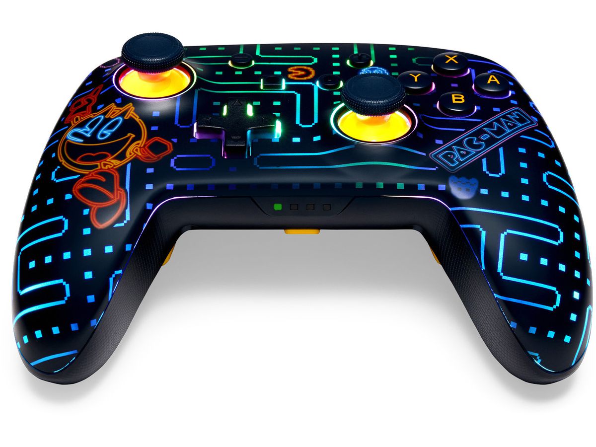 POWER A Enhanced Wireless Ctrl. NSGP0458-01 NSW,Pac Man,Neon Arcade (0617885141515)