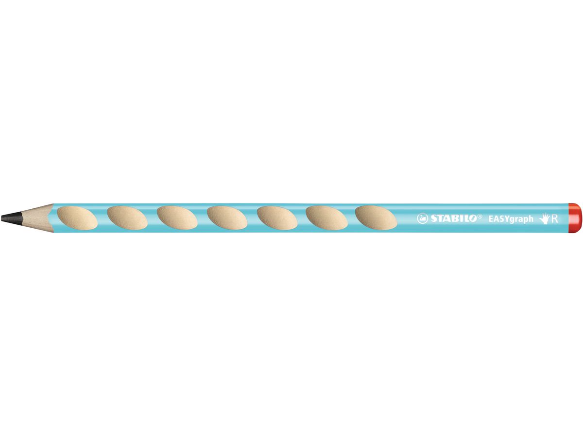 STABILO Bleistift EASYgraph HB 322/02HB Rechtshänder hellblau (4006381494663)