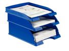 LEITZ Corbeille courrier Jumbo+ A4 52330035 bleu (4002432370894)
