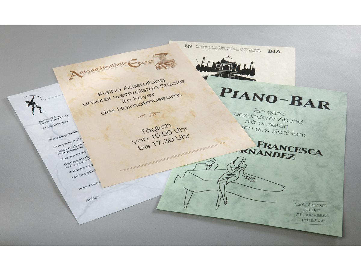 SIGEL Papier Design A4 DP181 90g, marbre 25 flls. (4004360968532)