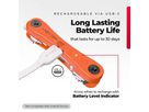 KEYSMART iPro V3 KS431-ORG-V3 Apple Find My, Orange (0810024058655)