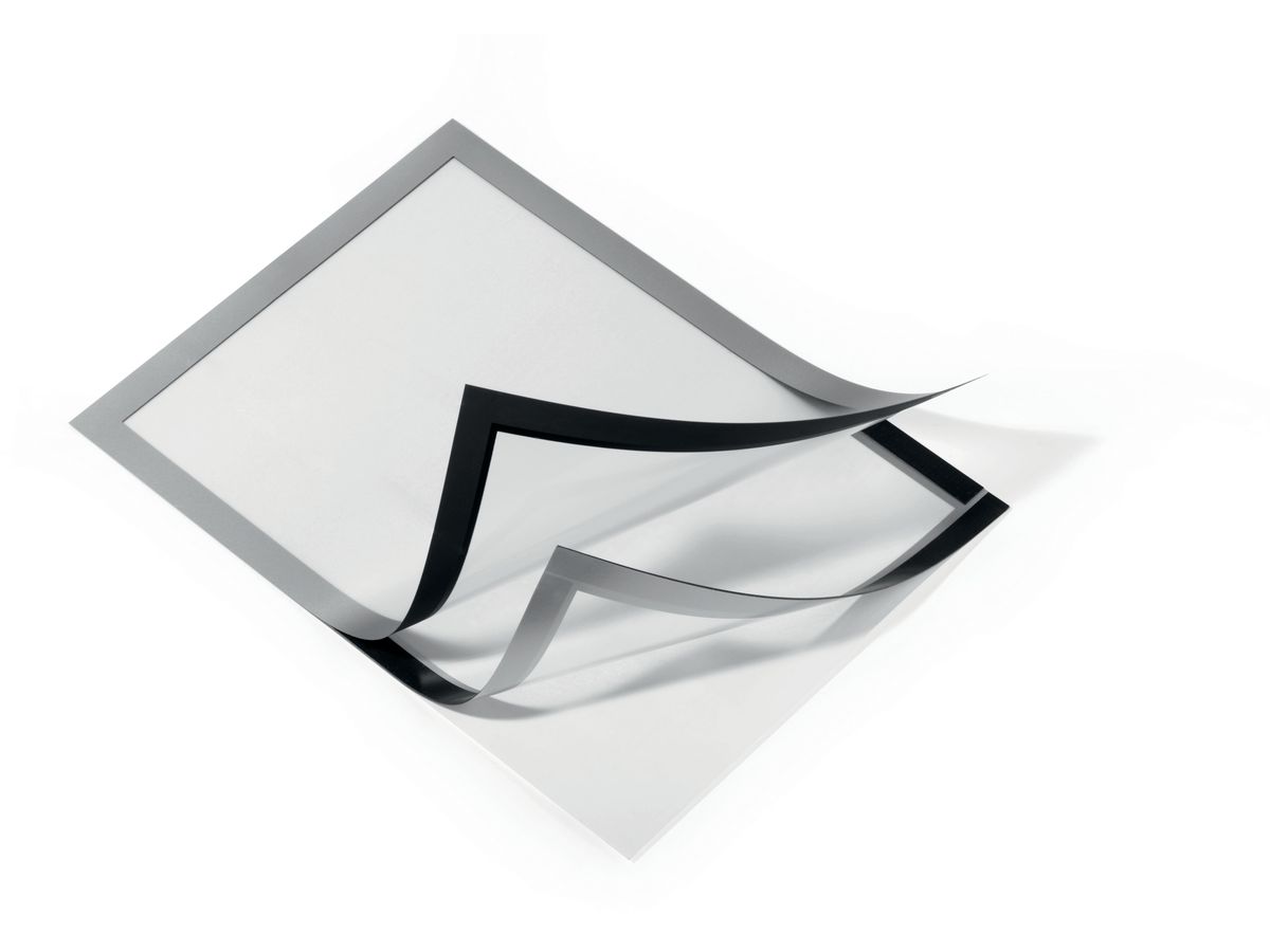 DURABLE Magnetrahmen Duraframe 488223 selbstklebend, silber 10 Stück (4005546405858)