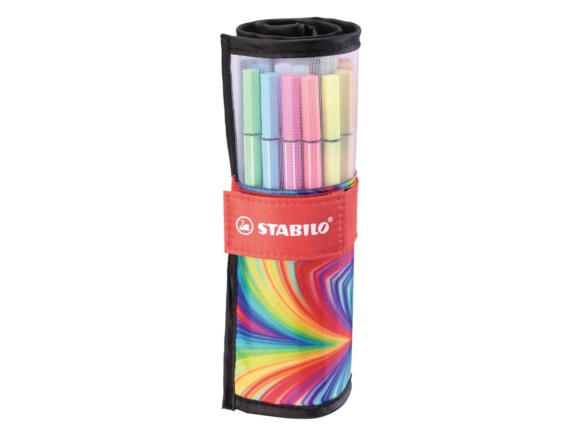 STABILO Fasermaler Pen 68 1mm 6825-071-20 Rollerset, Arty 25 Stück (4006381566964)