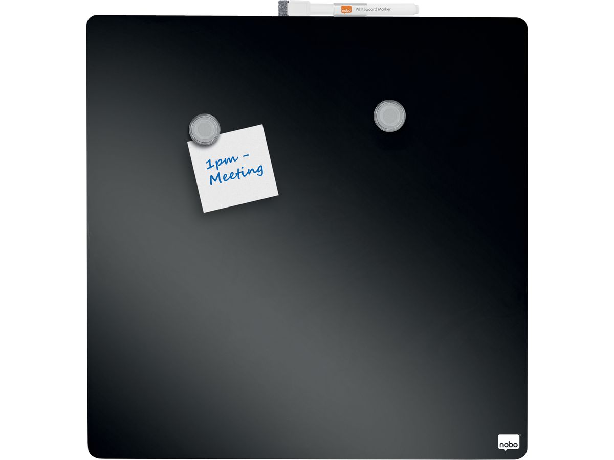 NOBO Quartet magnetico 1903774 360x360mm black (5028252346757)