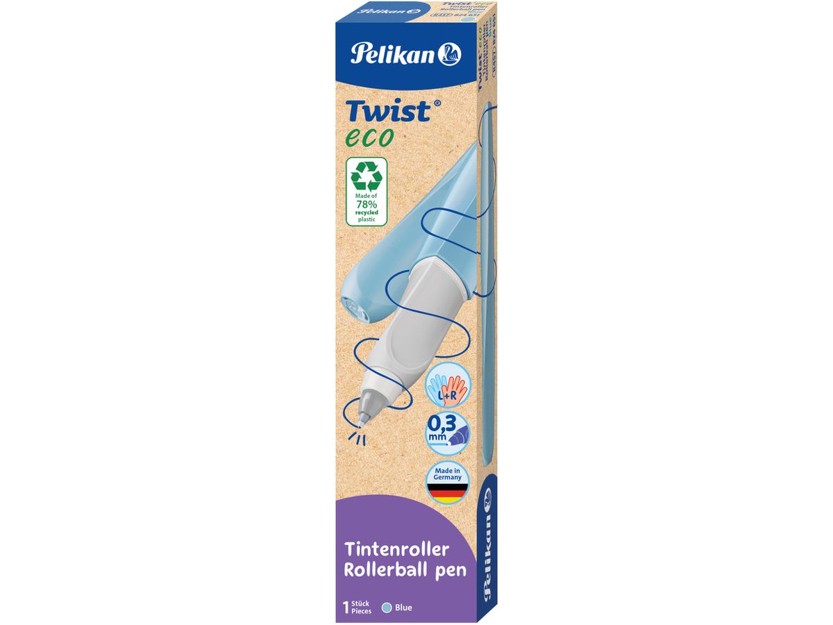 PELIKAN Rollerball Twist Eco 0.3mm 824651 bleu (4012700824653)