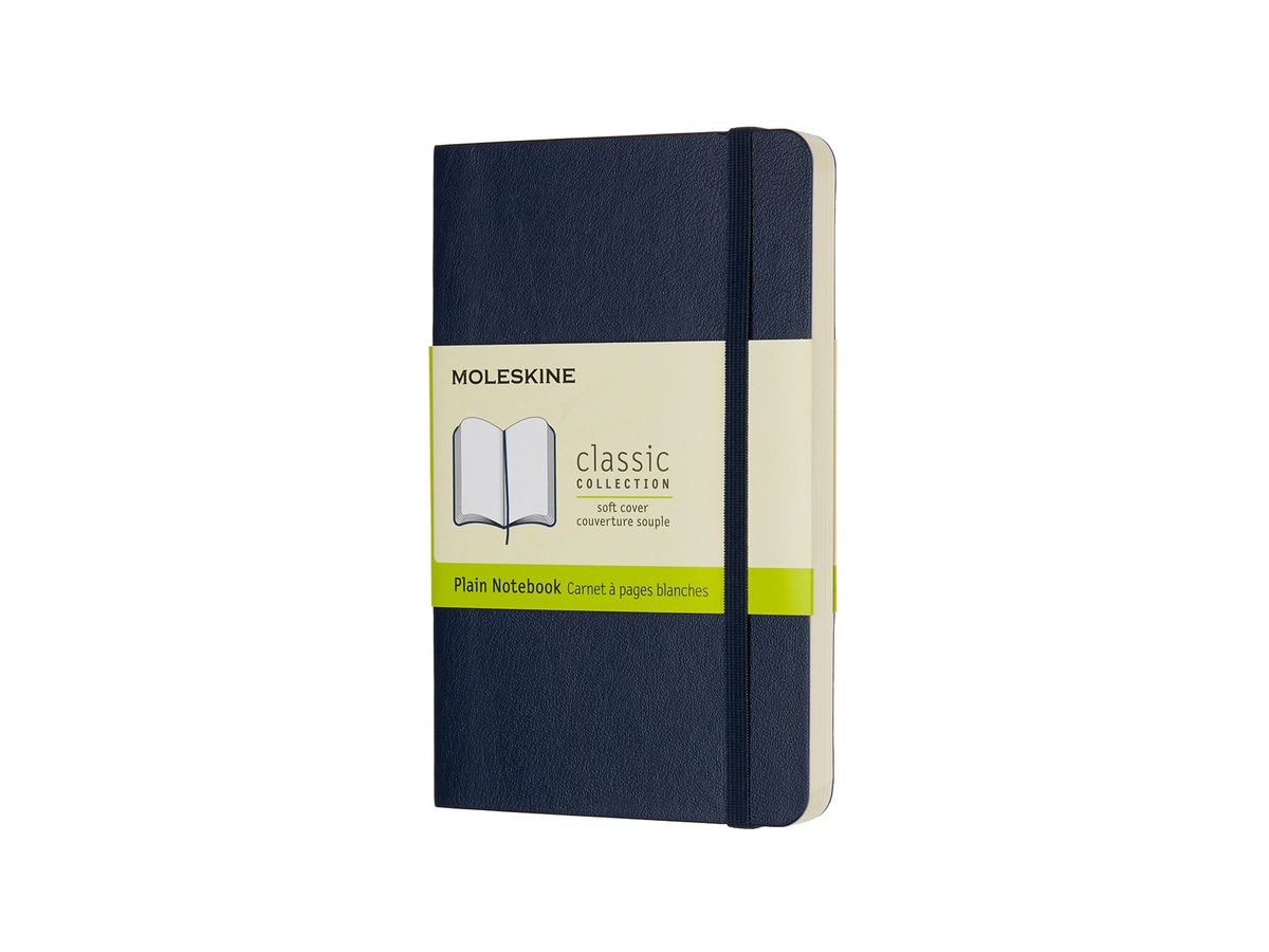 MOLESKINE Carnet P/A6 854726 en blanc,Soft Cover,sapphire (8055002854726)