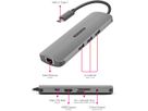 SITECOM USB-C Multi-Port Hub HDMI,LAN CN-382 3x USB-A, 4K, SD, mSD USB-C PD (8716502030576)