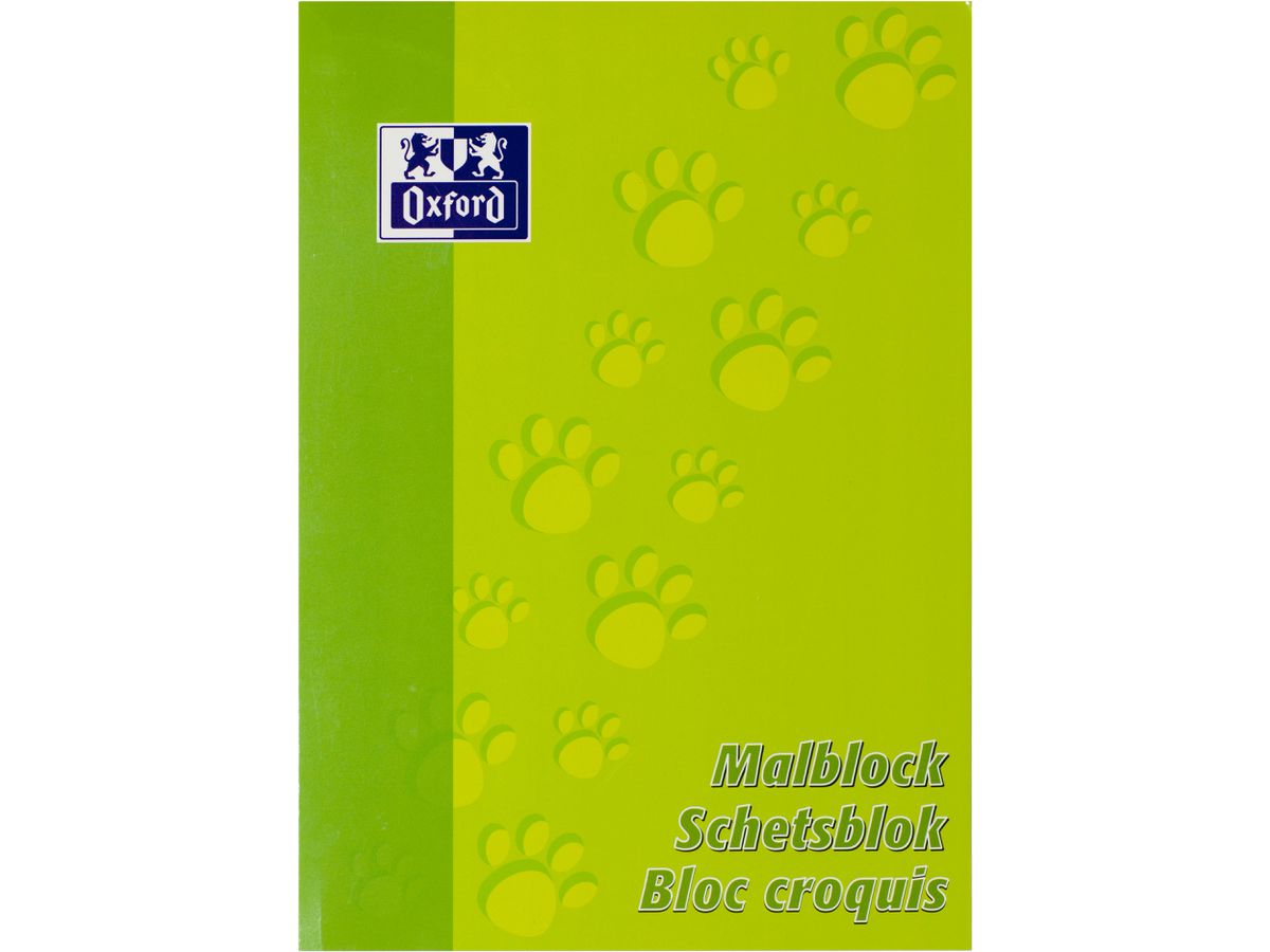 OXFORD Malblock A4 100050303 blanko,90g 100 Blatt (4006144959491)