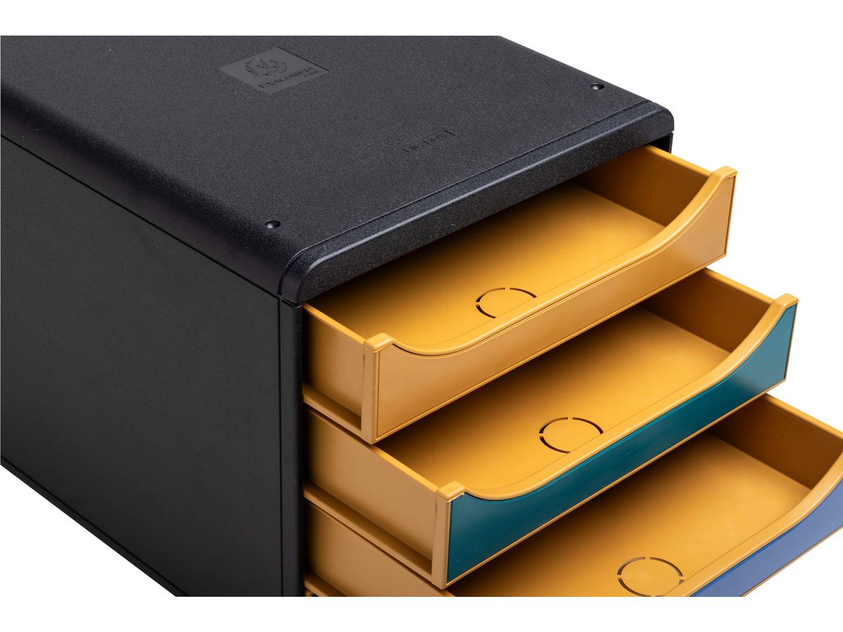 EXACOMPTA Cassettiera NEO DECO A4+ 310505D Big Box, 4 scomp. (9002493105058)