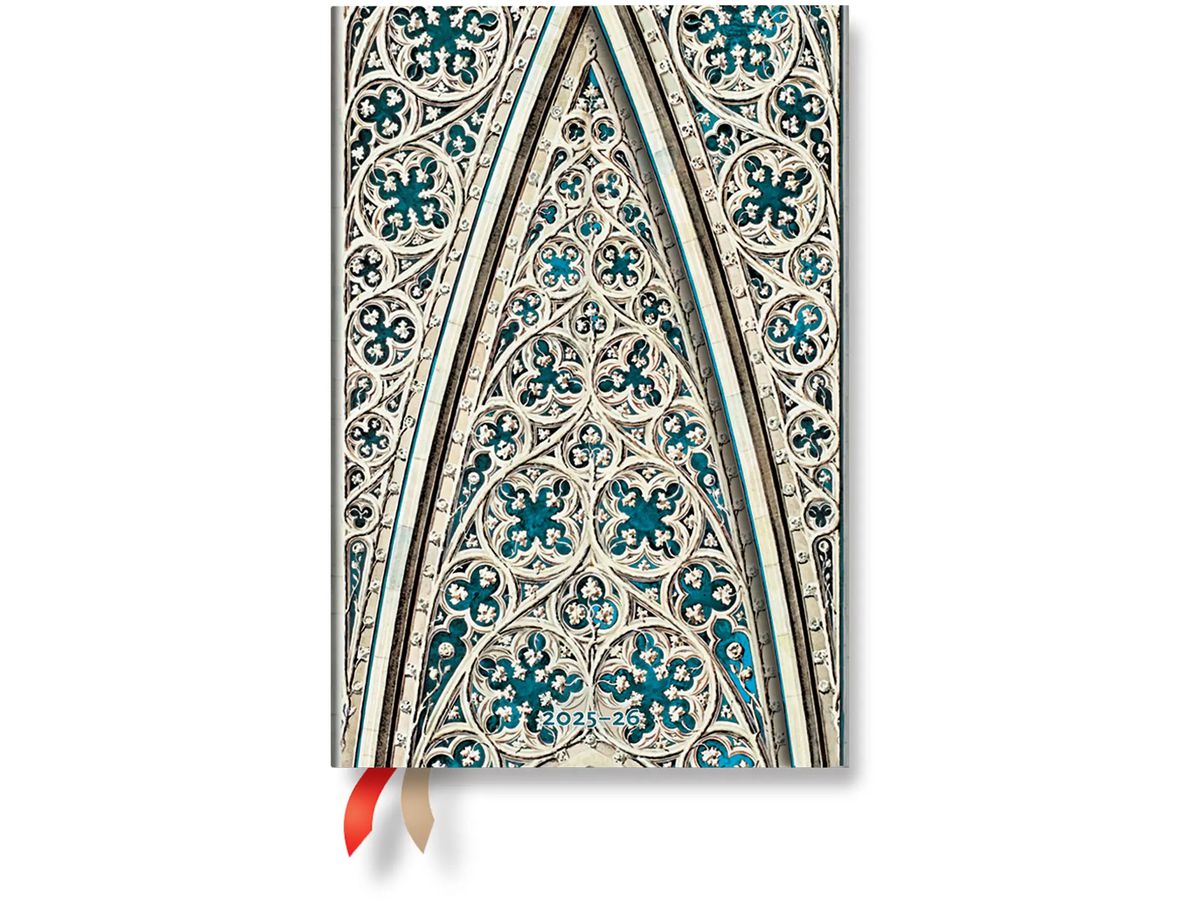 PAPERBLANKS Agenda Cath. Milan Mini 25/26 DF0865-2 1S/2P 13M FR HOR HC 9.5x14cm (9780349708652)