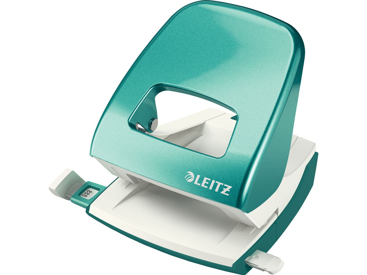LEITZ Bürolocher NeXXt WOW 5008 50081051 eisblau 30 Blatt (4002432103041)