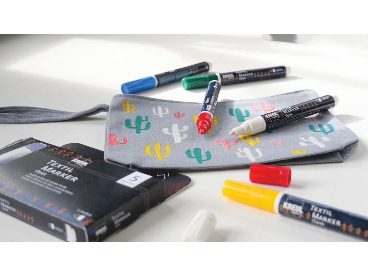 KREUL Textik Marker Opak medium 92750 5er Set (4000798927509)