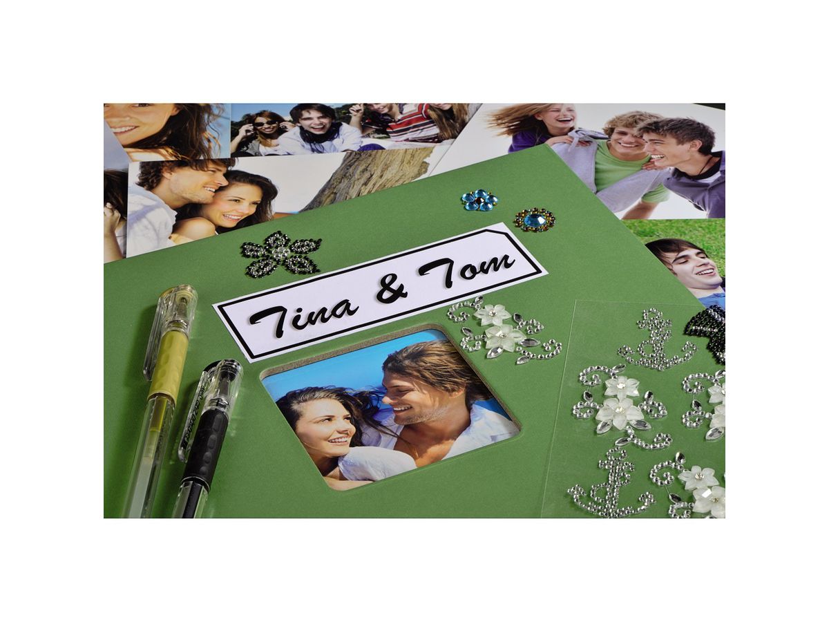 HAMA Album Fine Art 24x17cm 94880 verde mela 25 pagine (4007249948809)