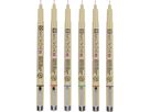 SAKURA Pigma Micron 05 Set 0.45mm POXSDK056A Couleurs de base 6 pièces (8712079421755)