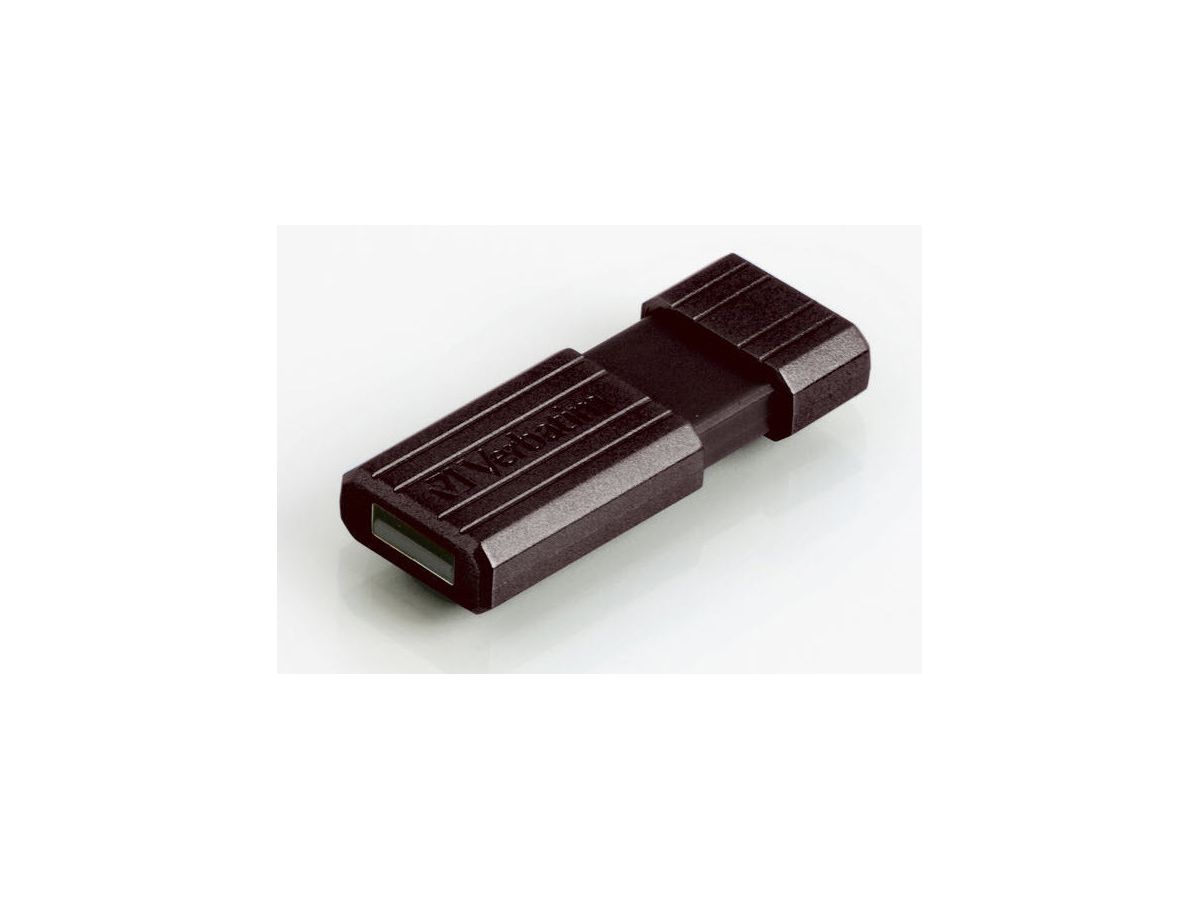 VERBATIM USB-Drive Pin Stripe 8GB 49062 black (0023942490623)