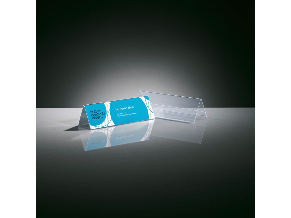 SIGEL Diplay tavola tetto 190x60mm TA132 trasparente 5 pezzi (4004360946950)