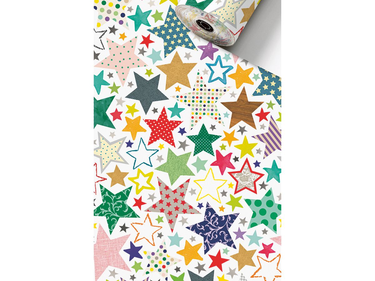 STEWO Geschenkpapier Linos 2522711660 0.5x250m weiss (7630021150724)
