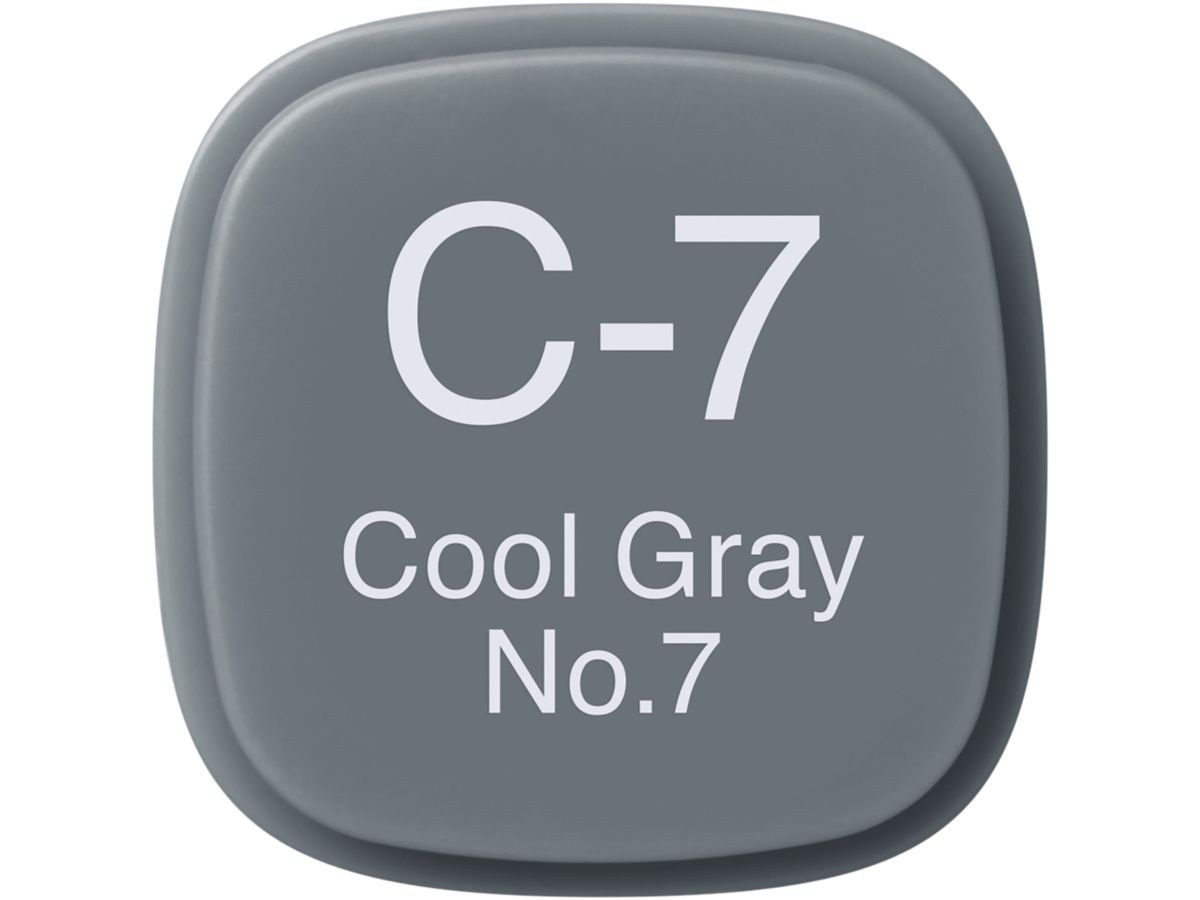 COPIC Marker Classic 2007515 C-7 - Cool Grey No.7 (4511338000083)