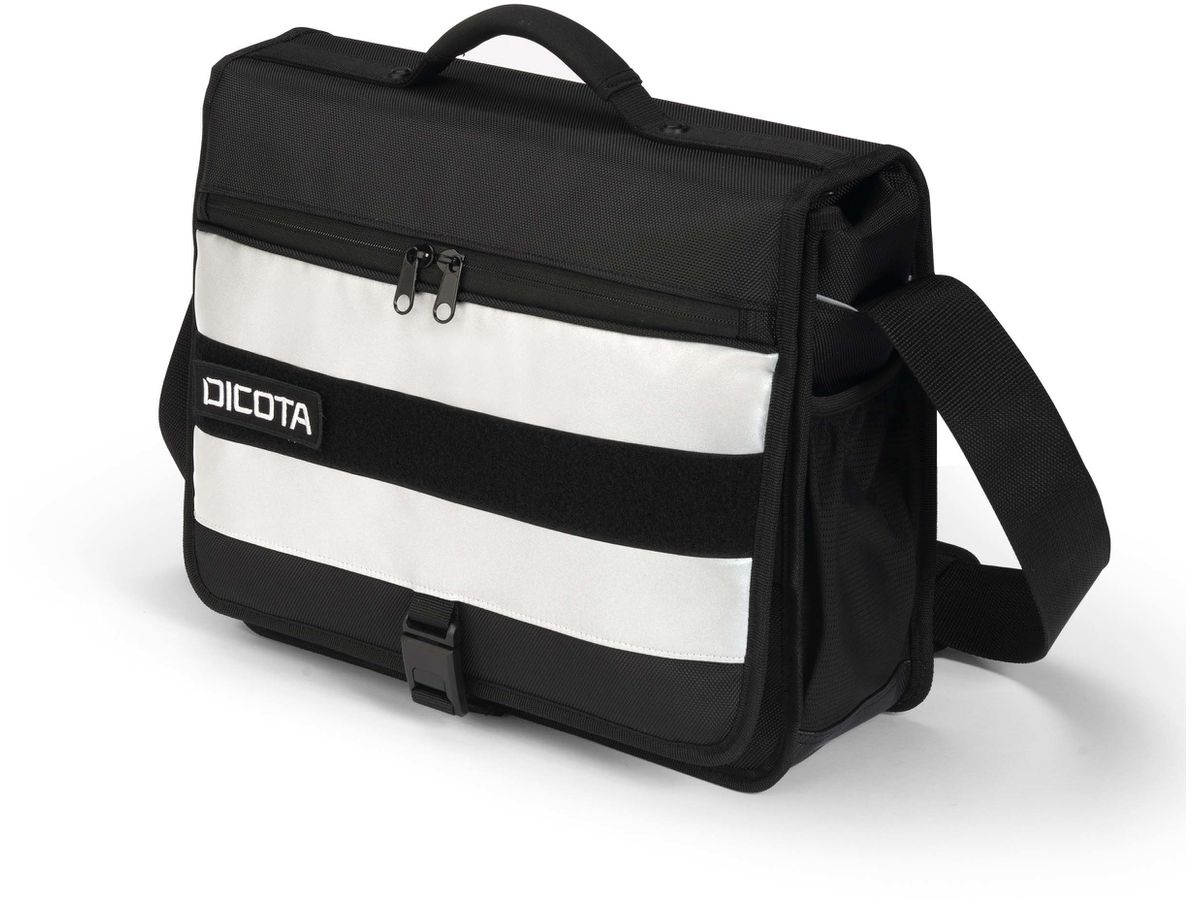 DICOTA Messenger bag REFLECTIVE P20471-16 Black (7640239421547)
