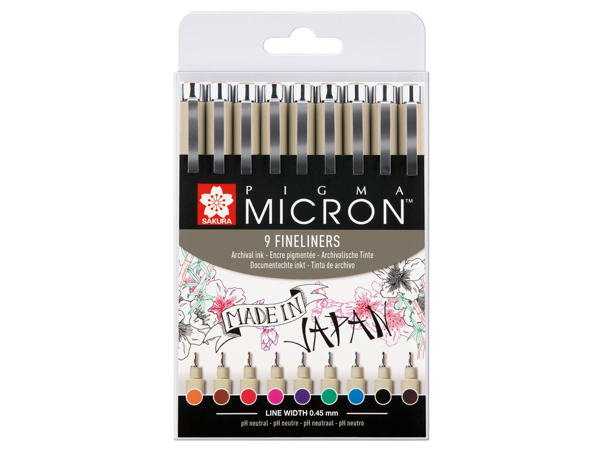 SAKURA Pigma Micron 05 Set POXSDK059 3 pezzi (8710141129844)