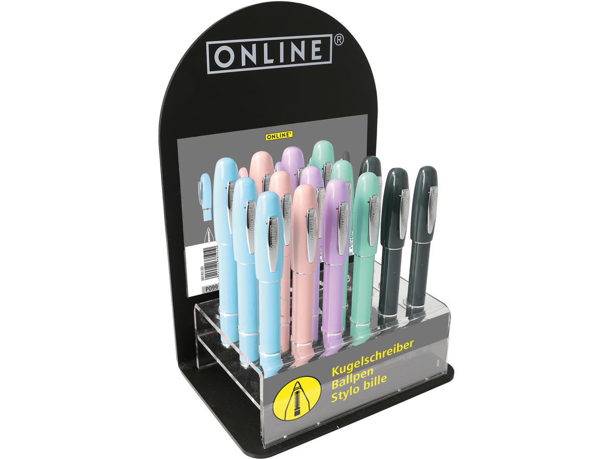 ONLINE Ballopoint Stylo à bille M 38198/15 Highway 15 pièces (4014421381989)