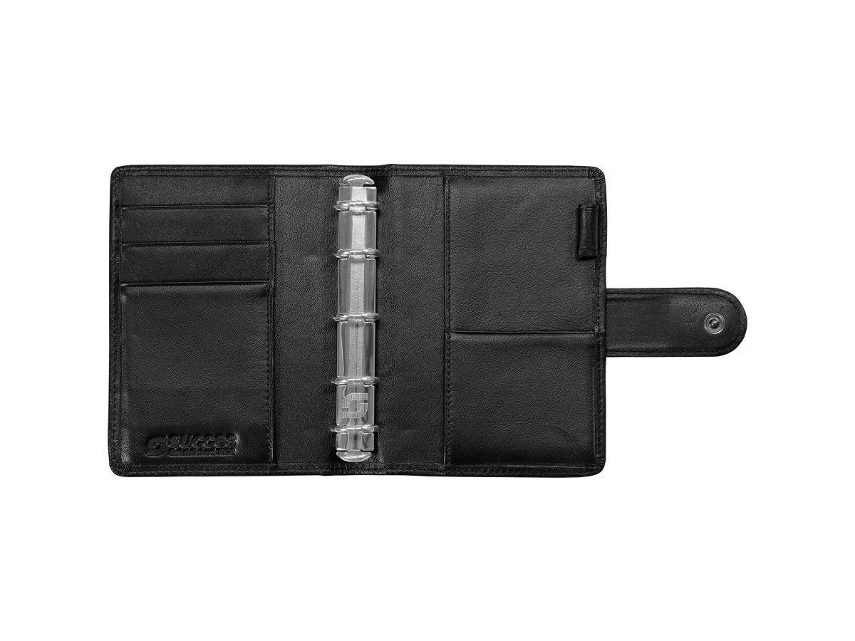 SUCCES Agenda Mini carnet Nappa 84146102U noir 9.5x12.5cm (8712254033032)
