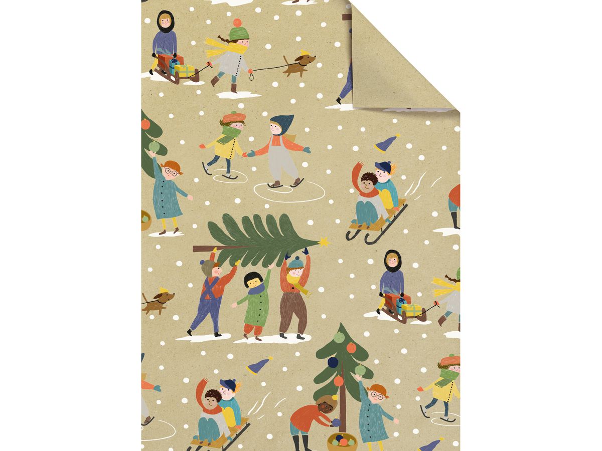 STEWO Geschenkpapier Juma 2512537920 rot 50x70cm (7630050876596)