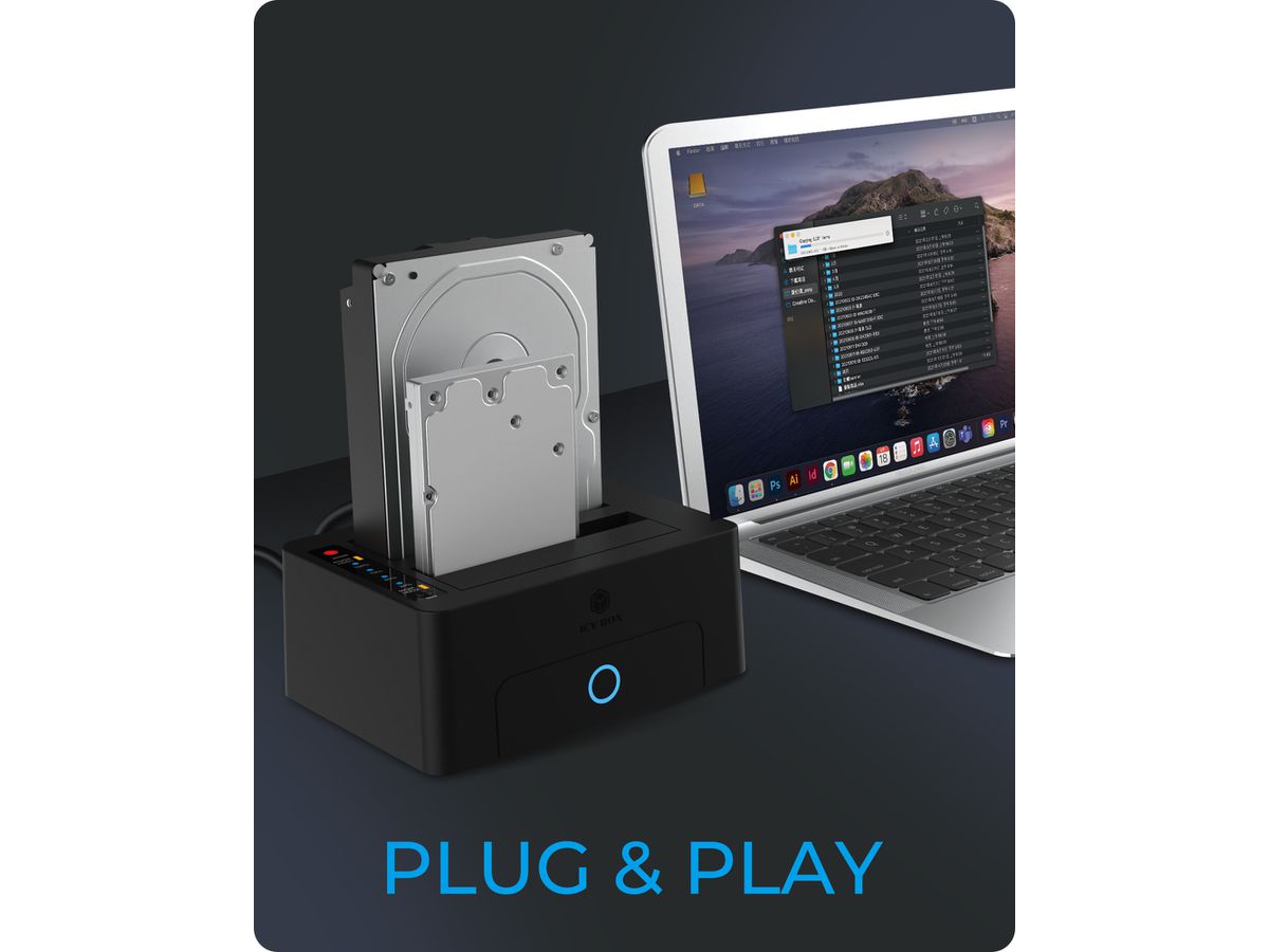 ICY BOX Clone- & DockingStation IB-1232CL-U3 2.5" & 3.5" (4250078169802)