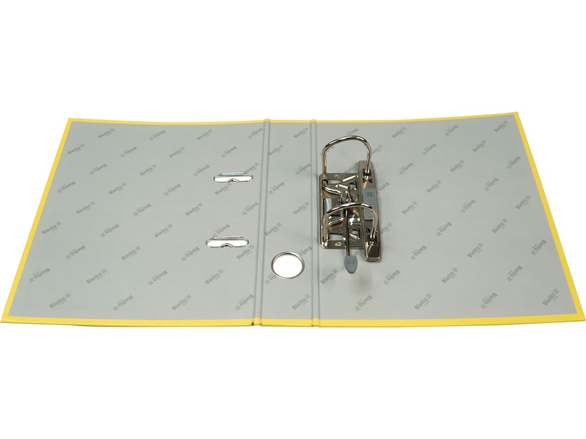 BIELLA Ordner Plasticolor 4cm 10750420U gelb A5 (7611365258048)