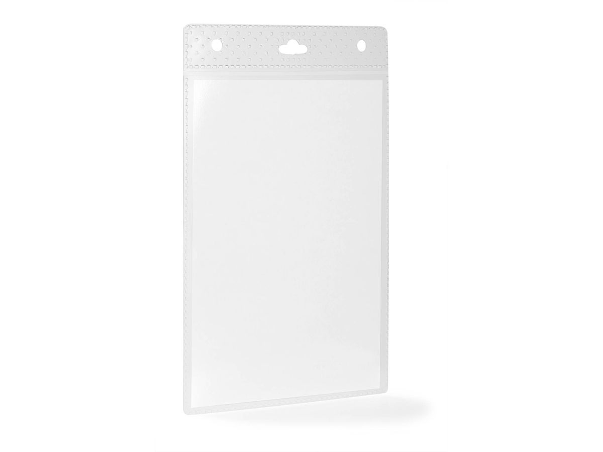 DURABLE Namensschild A6 852619 transparent 20 Stück (4005546808147)