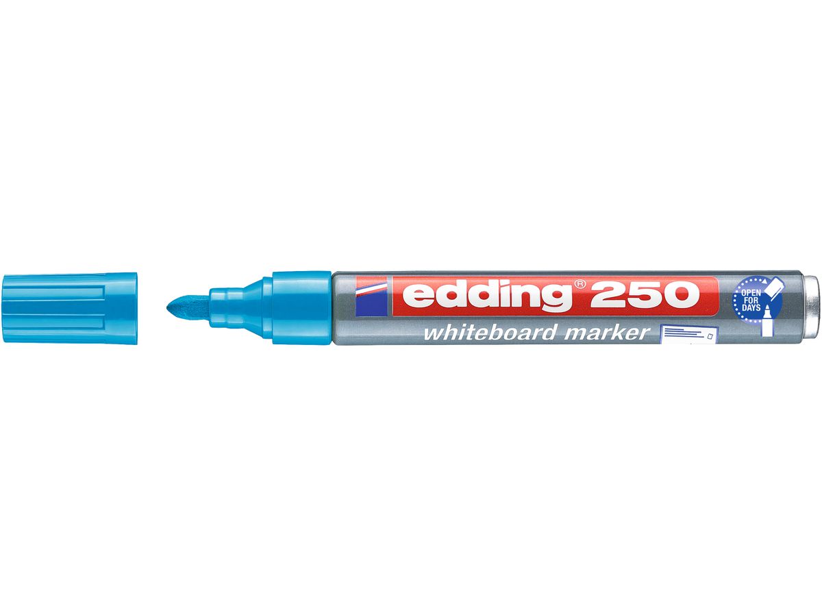 EDDING Whiteboard Marker 250 1,5-3mm 250-10 hellblau (4004764013005)