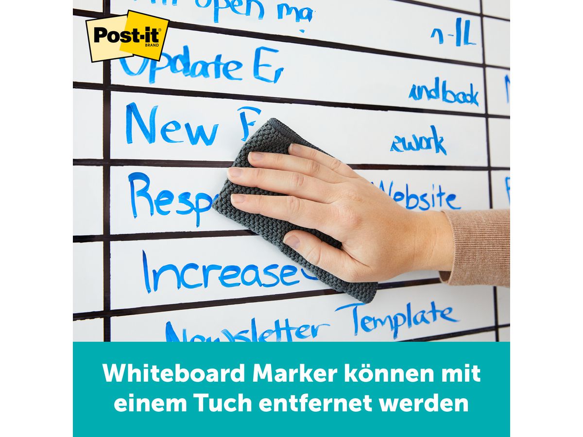 POST-IT Flex Write Surface Pellicola FWS3X2 weiss 60x90cm (0638060276624)