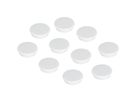 FRANKEN Haftmagnete 24mm HM20 09 weiss 10 Stück (4016946051897)
