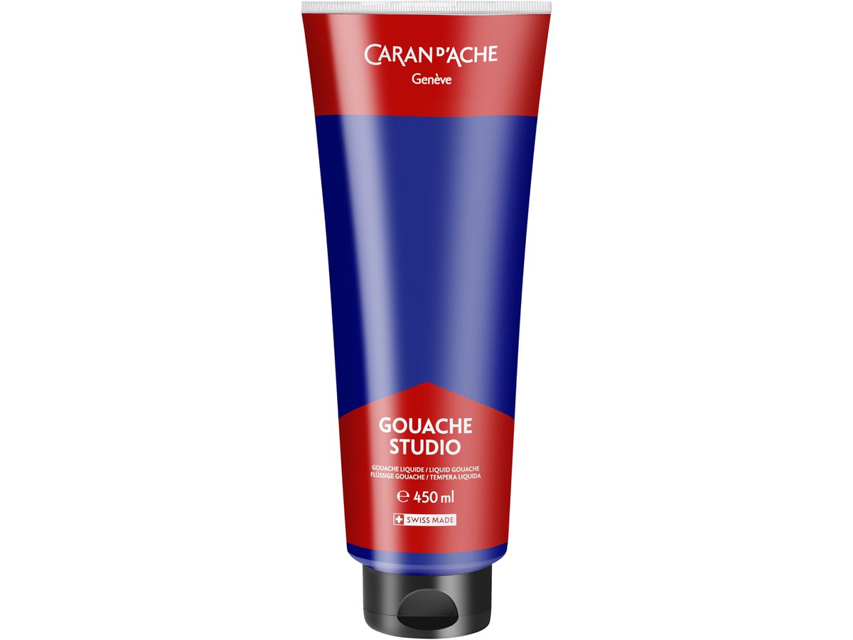 CARAN D'ACHE Couleur opaque Gouache 450ml 2340.140 bleu outremer, Studio (7630002358262)