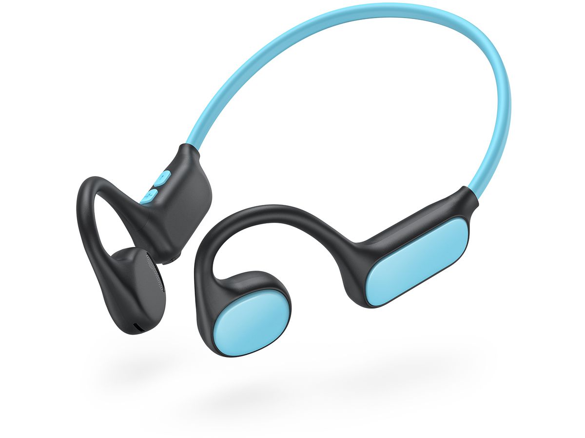 ICLEVER Kids Air Conduction Headphones C01-2589N-01 OWS01, BT, blue/black (6934911798401)