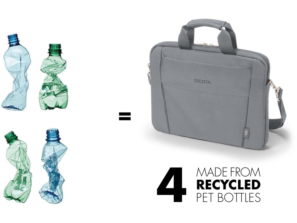 DICOTA Eco Slim Case BASE grey D31305-RPET for Unviversal 13-14.1 (7640186418805)